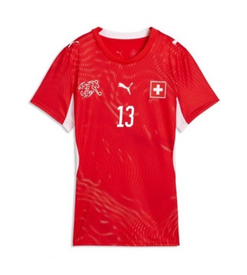 Schweiz Ricardo Rodriguez #13 Hjemmebanetrøje Dame VM 2026 Kortærmet